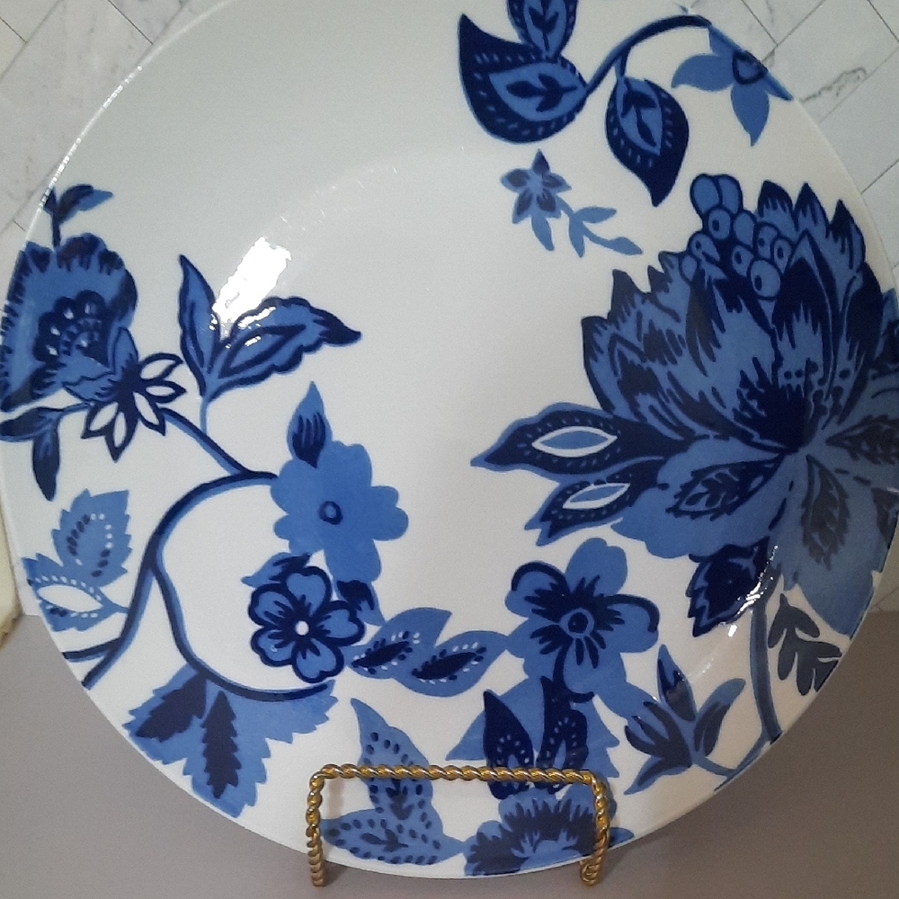 Royal Norfolk Blue Floral Plate - Picture 4 of 5